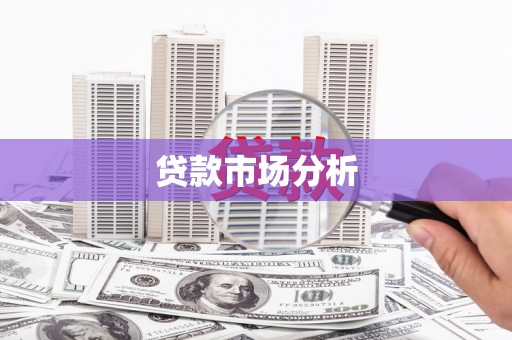 泾县贷款市场分析