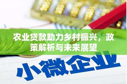 德江农业贷款助力乡村振兴，政策解析与未来展望