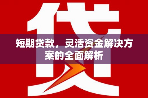 稷山短期贷款，灵活资金解决方案的全面解析