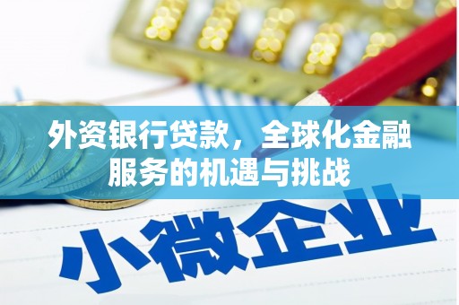 国姓外资银行贷款，全球化金融服务的机遇与挑战