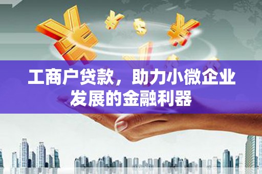 德清工商户贷款，助力小微企业发展的金融利器