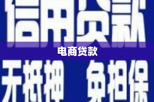 南康电商贷款
