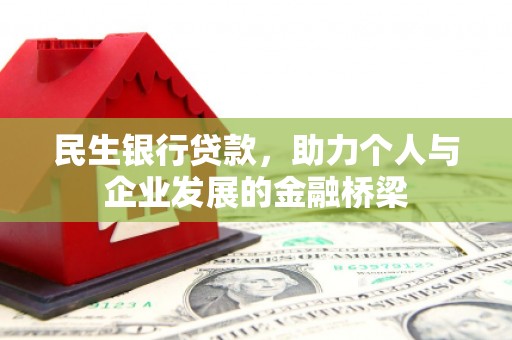 碌曲民生银行贷款，助力个人与企业发展的金融桥梁