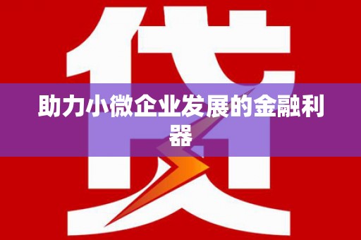 瑞芳助力小微企业发展的金融利器